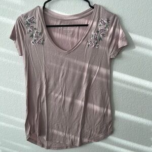 Aeropostale Y2K Seriously Soft Embroidered Shirt Size XS